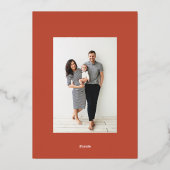 Script 3 van de Folie van de Vroege Kerst Collage  Folie Feestdagenkaart (Achterkant)