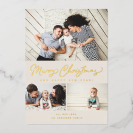 Script 3 van de Folie van de Vroege Kerst Collage  Folie Feestdagenkaart