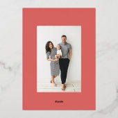 Script 3 van de Folie van de Vroege Kerst Collage  Folie Feestdagenkaart (Achterkant)