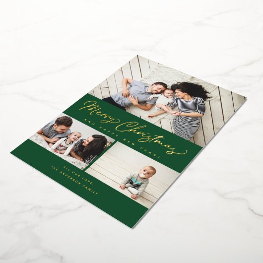 Script 3 van de Folie van de Vroege Kerst Collage  Folie Feestdagenkaart (Gedraaid)