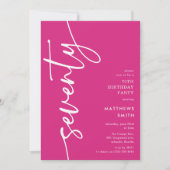 Script 70e Verjaardag Kaart (Voorkant)