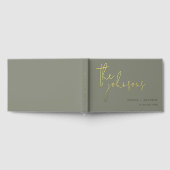 Script Aangepaste Namen Wedding Folie Gastboek Gastenboek (Volledig)