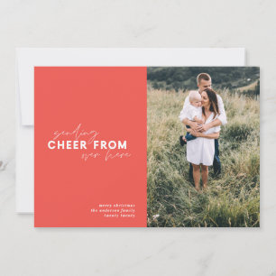 script afstand foto vakantie Kerstmis Feestdagenkaart