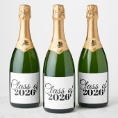 Script Afstudeer Champagne Knal Etiket Rekwisiet (Flessen)