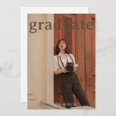 Script Afstudeerfoto Afstudeeraankondiging Kaart (Voorkant / Achterkant)