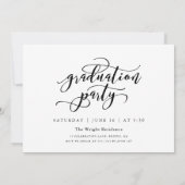 Script Afstuderen Eenvoudig 3 Foto Collage Feest Kaart (Achterkant)