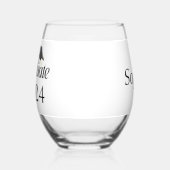 Script Afstuderen Pet gepersonaliseerde klasse van Wijnglas Zonder Voet (Links)