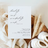 Script angstig en prachtig gemaakt toewijding kaart