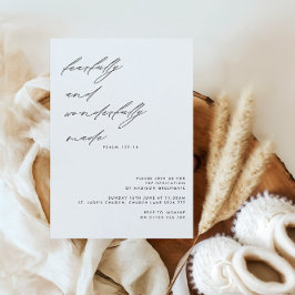 Script angstig en prachtig gemaakt toewijding kaart