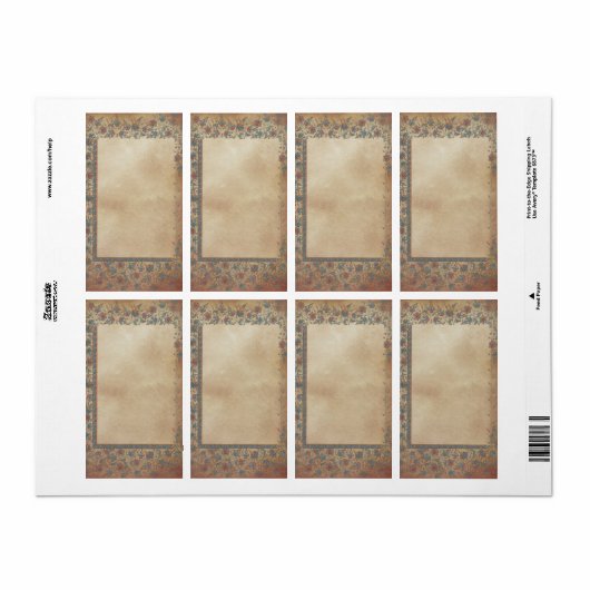 Script Apothecary Label (Full Sheet)