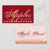 script APPLE Customer loyalty-kaart Klantenkaartje (Voorkant / Achterkant)