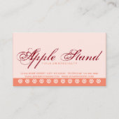 script APPLE Customer loyalty-kaart Klantenkaartje (Achterkant)