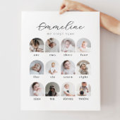 Script Arches 1e jaar Fotocollage Foam Board Poster