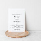 Script Bautizo Moderne minimalistische Spaanse doo Kaart