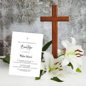 Script Bautizo Moderne minimalistische Spaanse doo Kaart