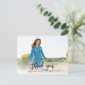 Script Bedankingsfoto Afstudeerkaart Briefkaart (Staand voorkant)