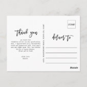 Script Bedankingsfoto Afstudeerkaart Briefkaart (Achterkant)