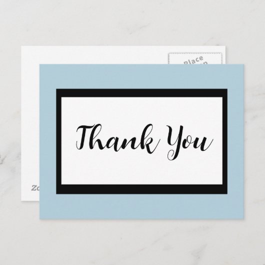 Script Bedankkaart Briefkaart (Voorkant / Achterkant)