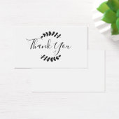 Script Bedankkaart Visitekaartje (Bureau)