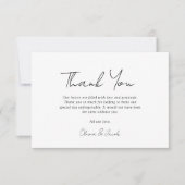 Script Bedankt Foto bruiloft Hartelijk dank (Voorkant)