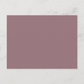 Script Bedankt Mauve Trouw Plaatskaart Briefkaart (Achterkant)