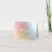 Script Bedankt Modern Abstract Kleurrijk Sjabloon (Voorkant)