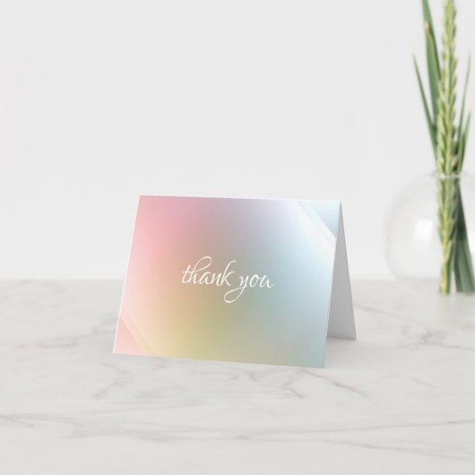 Script Bedankt Modern Abstract Kleurrijk Sjabloon (Voorkant)