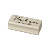 Script Bedankt Naam Zelfinkende Stempel (Stempel)