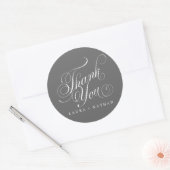Script Bedankt Sticker (Envelop)