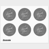 Script Bedankt Sticker (Vel)