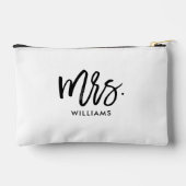 Script belettering "Mrs. achternaam" Etui (Achterkant)