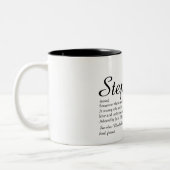 Script Best Ever Stiefmoeder, Stiefmoeder Definiti Tweekleurige Koffiemok (Links)