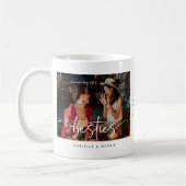 Script Bestie Fotoherinnering & Quote Gift Koffiemok (Links)