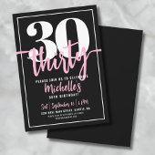 Script Black 30e verpartij Kaart