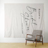 Script Boho Bruiloft Feest Fotohokje Achtergrond Wandkleed (In Situ (horizontaal))