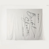 Script Boho Bruiloft Feest Fotohokje Achtergrond Wandkleed (Voorkant (horizontaal))