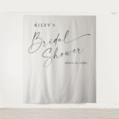 Script Boho Bruiloft Feest Fotohokje Achtergrond Wandkleed (Voorkant)