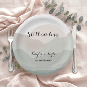 Script Boho Watercolor Berg Papieren Bordje