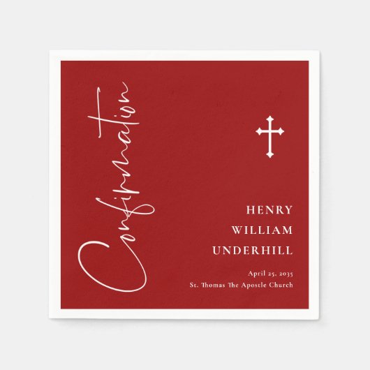 Script Boys-bevestiging Servet (Voorkant)