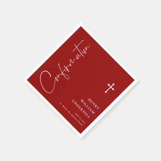 Script Boys-bevestiging Servet (Hoek)