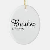 Script Broer Definitie Allerbeste Ooit Keramisch Ornament (Rechts)