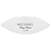 Script Bruiloft Bestman Typografie Favor American Football (Paneel)