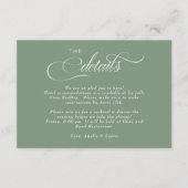 Script bruiloft details informatiekaartje (Voorkant)