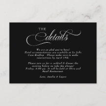 Script bruiloft details