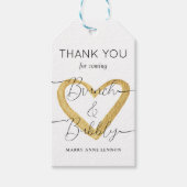 Script Brunch en Bubbelige Cadeautags Cadeaulabel (Voorkant)