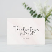 Script Business Bedankkaart (Staand voorkant)