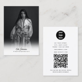 Script Business Logo Fotograaf Foto Visitekaartje