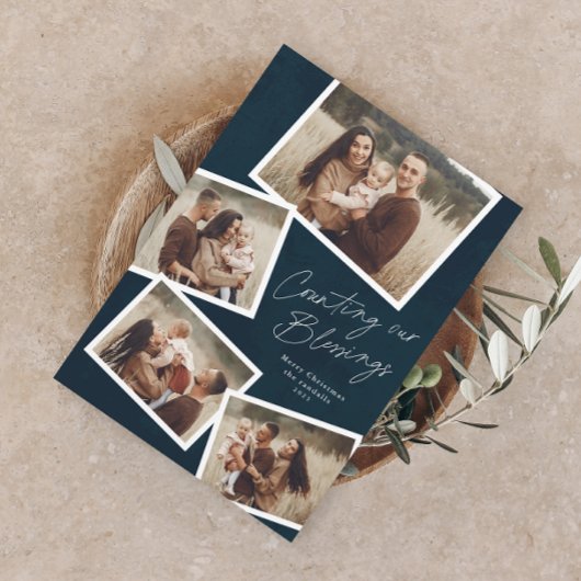 Script Collage Religieuze Magnetische Kerst Kaart