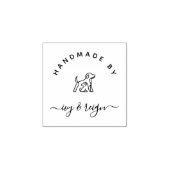  Script Custom logo Handmade by  Rubberstempel (Afrduk)