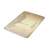 Script Custom Name Gold Glitter Drift Luxury  Badmat (Gekanteld)
